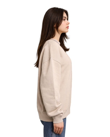 Acne Studios Flogho Crew Sweat Beige