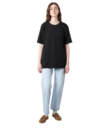 Acne Studios T-Shirt With Ellison Face Patch Black