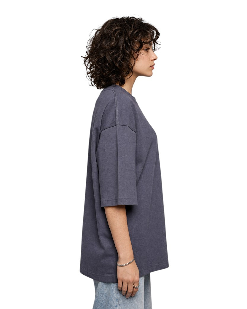 Acne Studios Logo cotton jersey T-shirt Slate Grey
