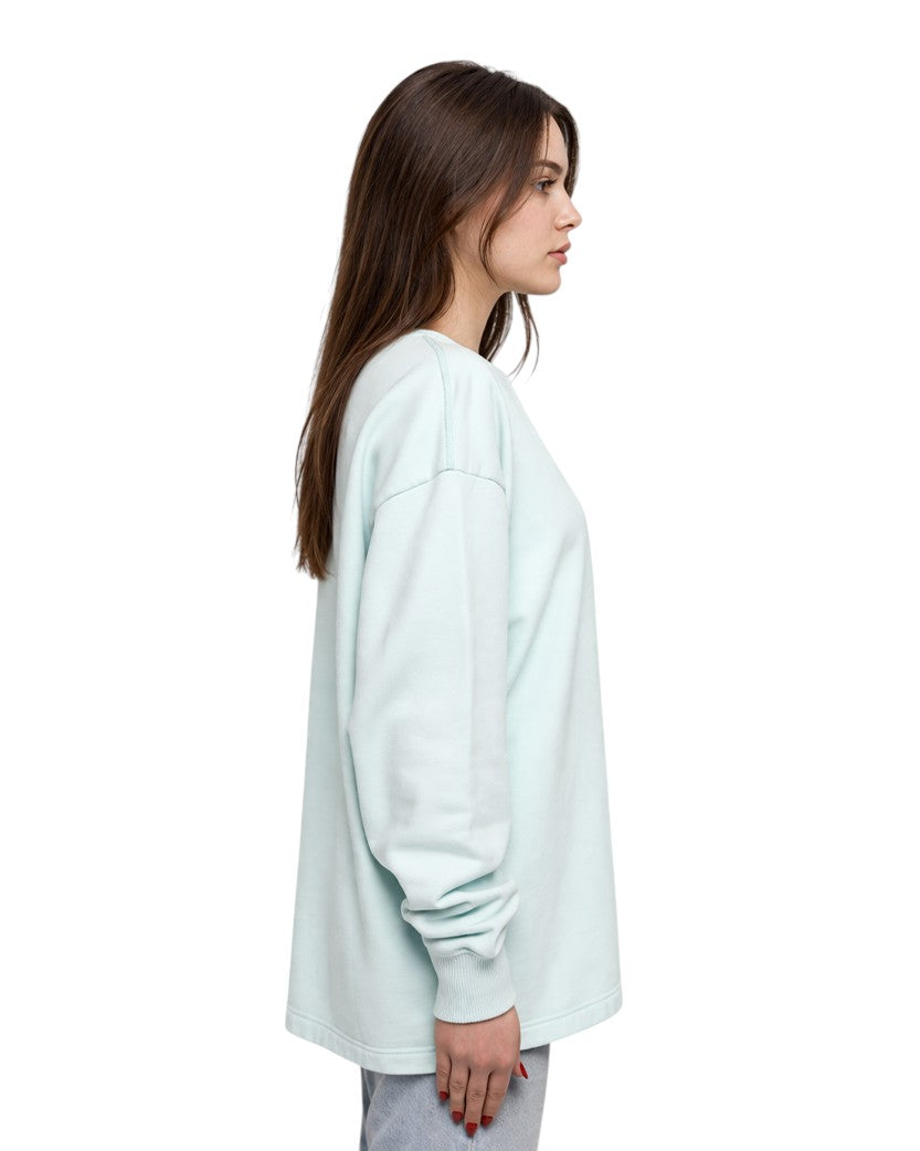Acne Studios Reverse Fin Stamp Logo Sweatshirt Blue