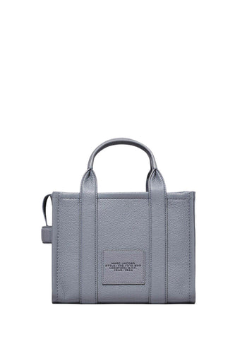 Marc Jacobs Leather Small Tote Bag Wolf Grey