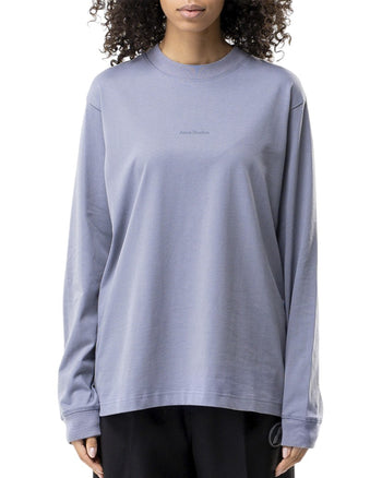 Acne Studios Simple Logo Long Sleeve Dark Grey