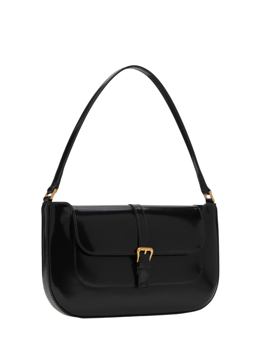 By Far Miranda Gloss Leather Black