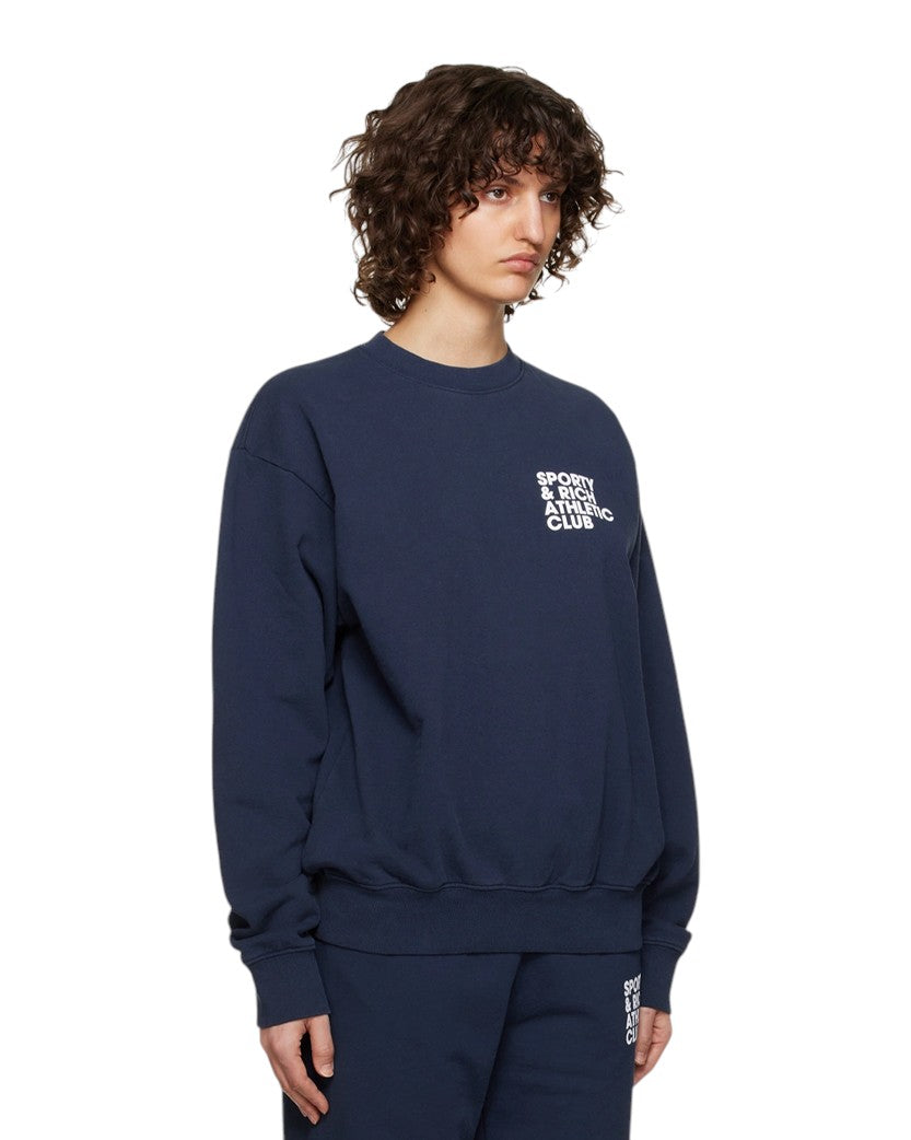 Sporty & Rich Exercise Often Crewneck Navy