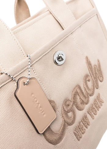 Coach Cargo Tote Bag 34 Dark Natural
