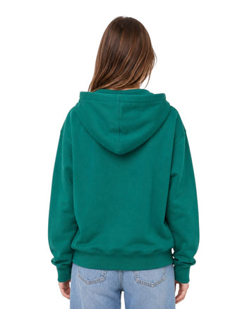 AMI Paris Ami De Coeur Zipped Hoodie Green