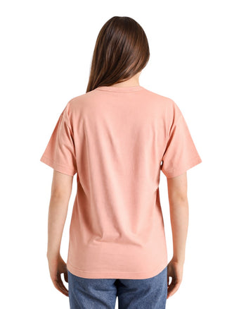 Acne Studios T-Shirt With Ellison Face Patch Pink