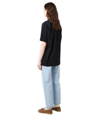 Acne Studios T-Shirt With Ellison Face Patch Black