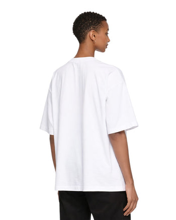 Acne Studios Face Stretch-Cotton T-Shirt White