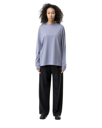 Acne Studios Simple Logo Long Sleeve Dark Grey
