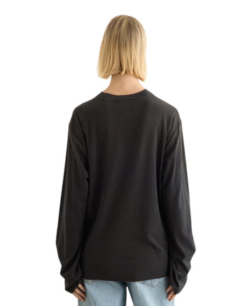 Acne Studios Stamp Logo Long Sleeve Faded Black