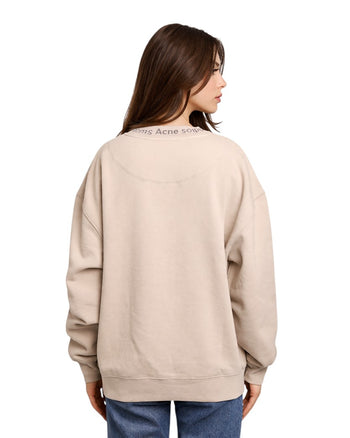 Acne Studios Flogho Crew Sweat Beige
