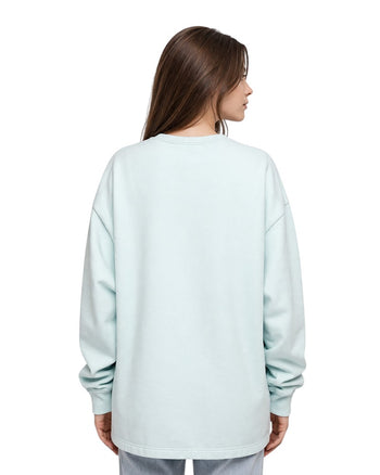 Acne Studios Reverse Fin Stamp Logo Sweatshirt Blue