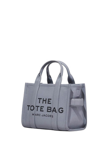 Marc Jacobs Leather Small Tote Bag Wolf Grey