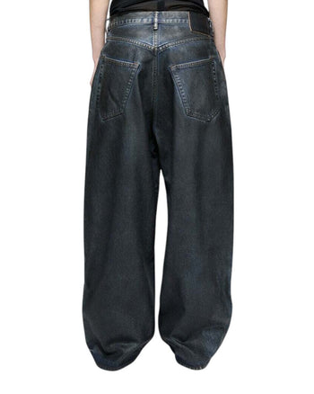 Acne Studios Super Baggy Fit Jeans Indigo Blue