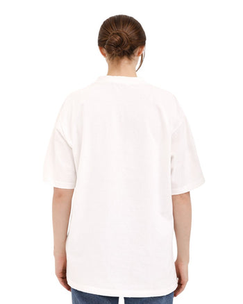 Acne Studios Logo Stamp T-Shirt Pale White