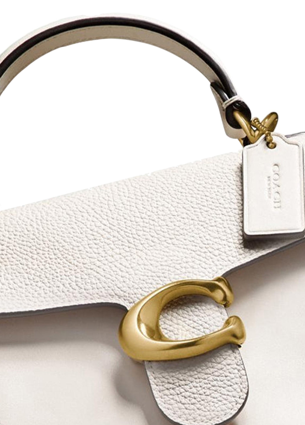 Сумка Coach Tabby Top Handle 20 Chalk — SSTORIES