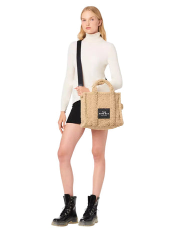 Marc Jacobs The Teddy Small Tote Bag Beige