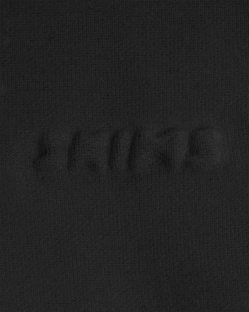 Skims Cotton Fleece Straight Leg Pant Barely Black