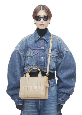 Marc Jacobs Leather Mini Tote Bag Twine