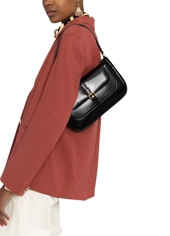 By Far Miranda Gloss Leather Black