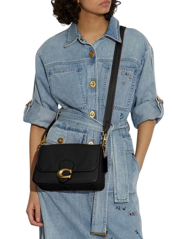 Coach Soft Tabby Shoulder Bag Black
