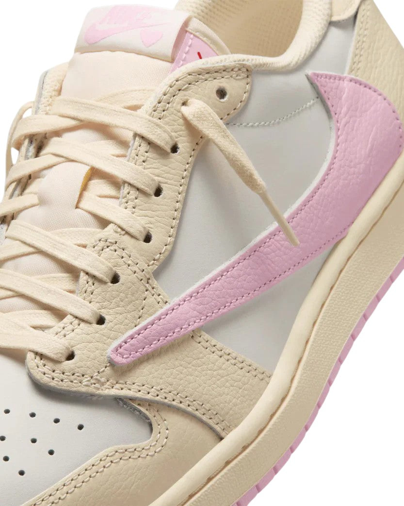 Кросівки Travis Scott x Air Jordan 1 Low OG 'Shy Pink' — SSTORIES