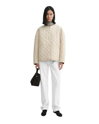 Toteme Quilted Jacket Light hay