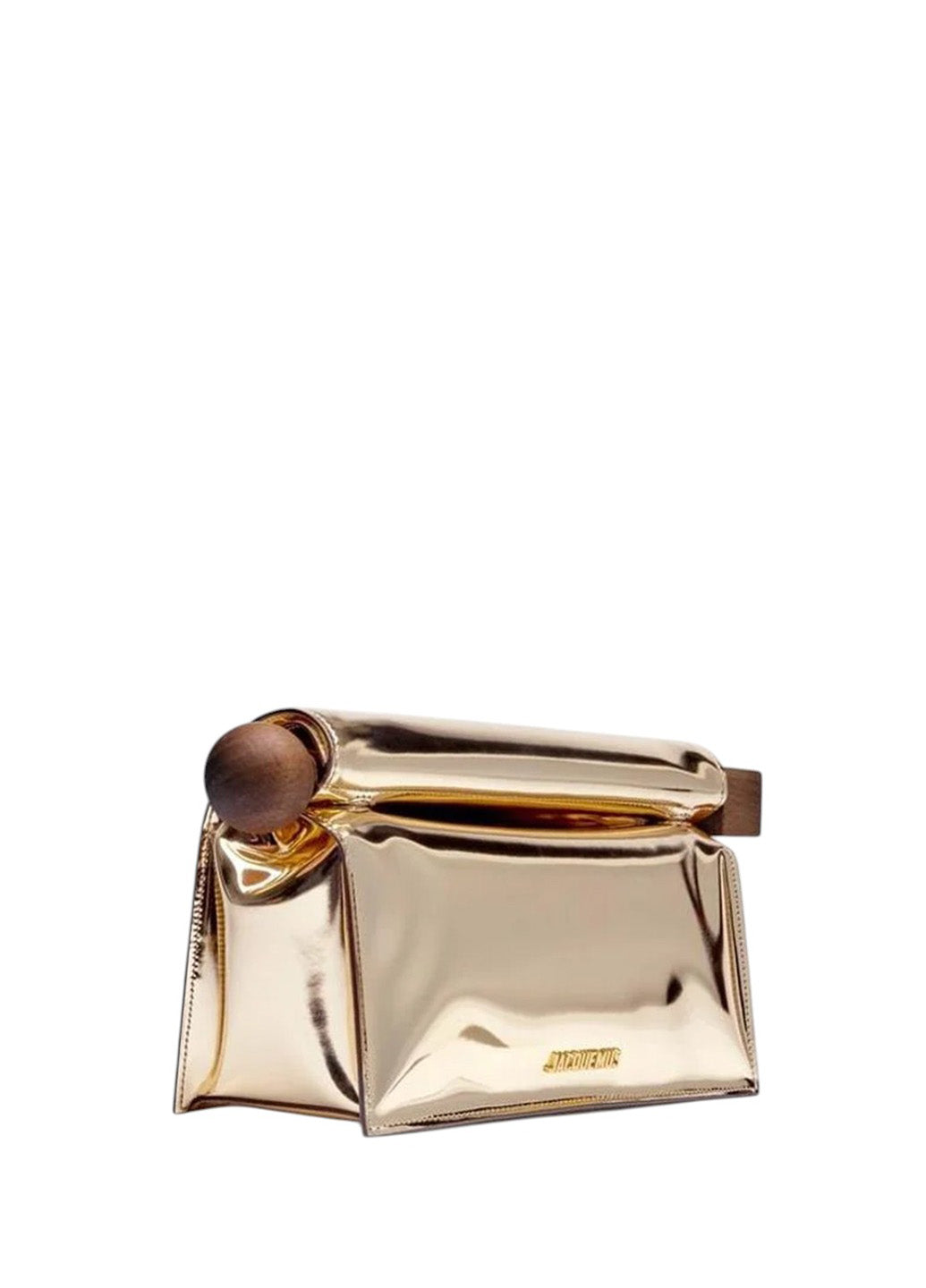 Jacquemus The Rond Carre Clutch Gold