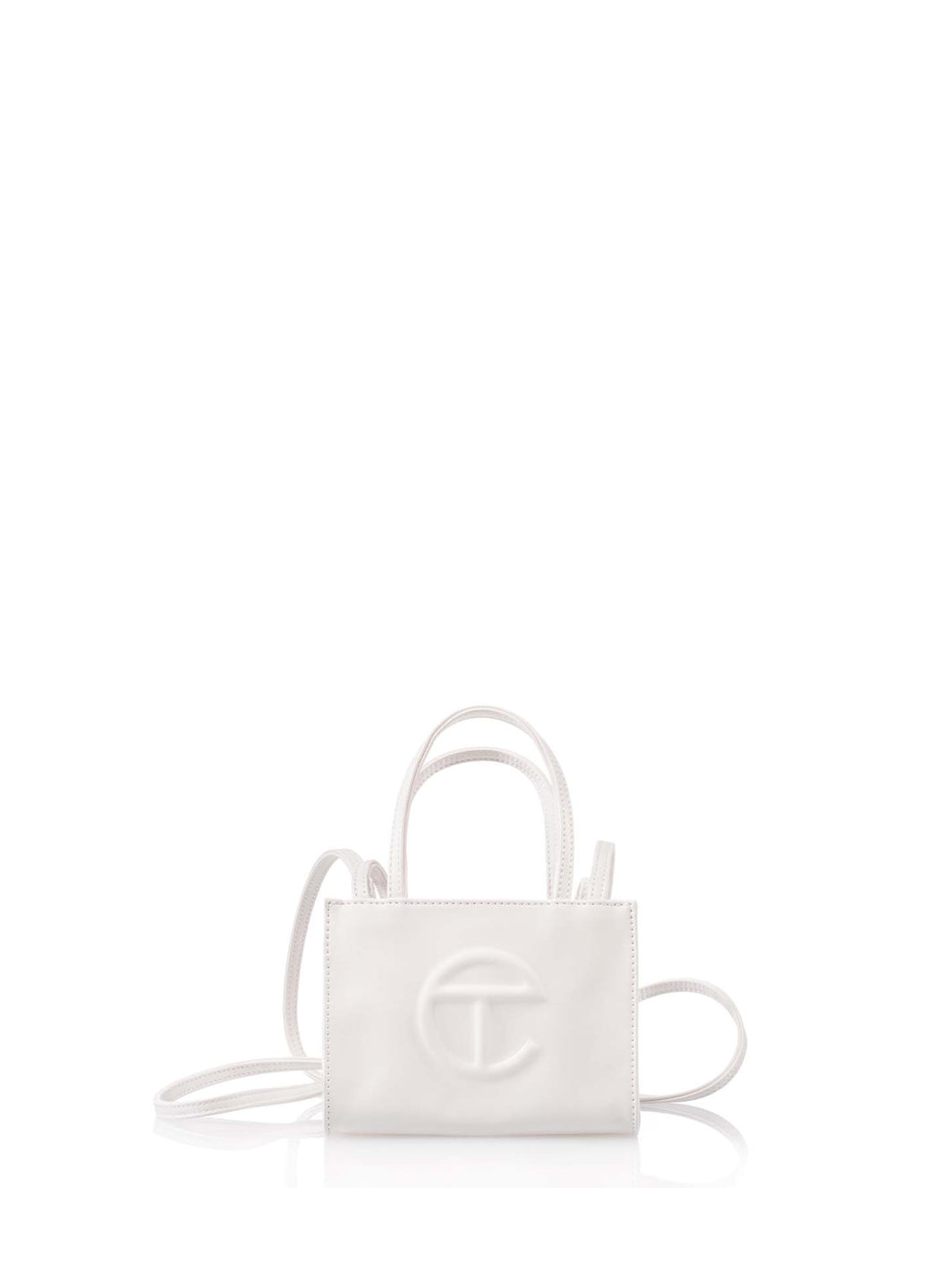 Telfar Small Shopping Bag White