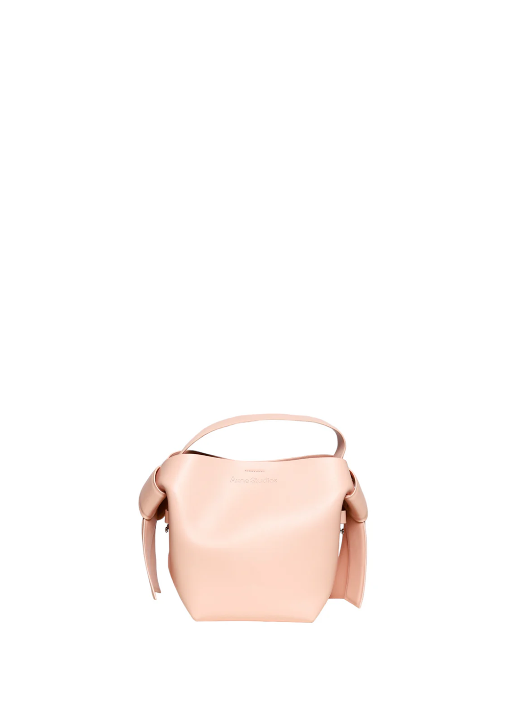 Acne Studios Musubi Small leather shoulder bag Pink