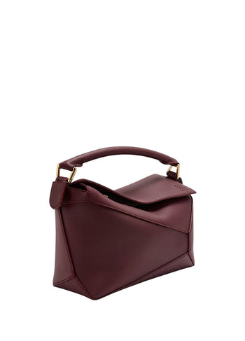 Loewe Small Puzzle Bag Classic Calfskin Dark Burgundy