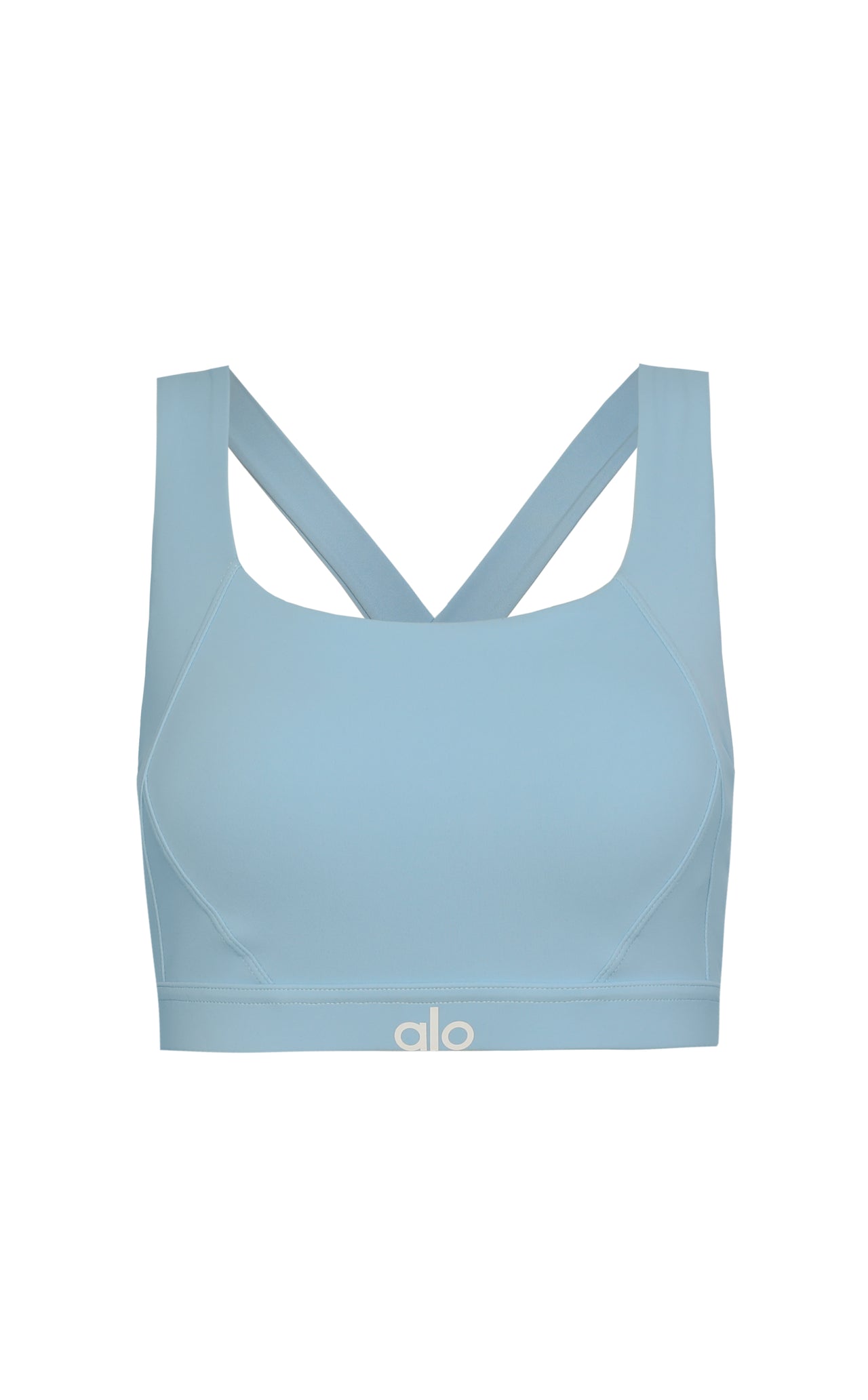 Alo Yoga Airlift Suit Up Sports Bra Blue