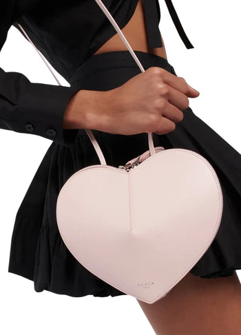 Alaia Le Coeur Bag in Calfskin Pink