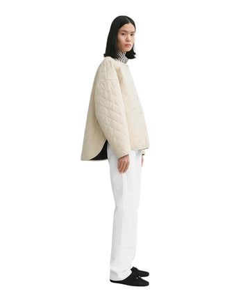Toteme Quilted Jacket Light hay