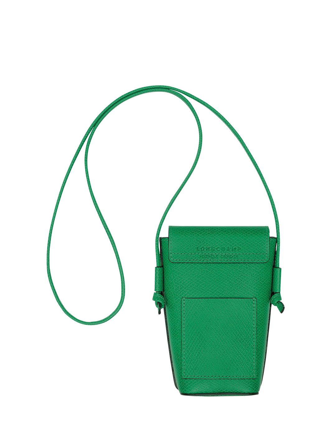 Longchamp Epure Phone Case With Leather Lace Green