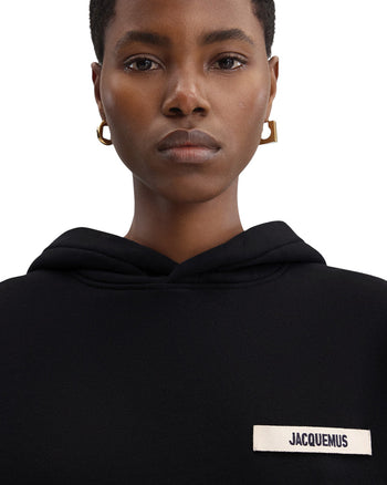 Jacquemus Le Gros Grain Hoodie Black