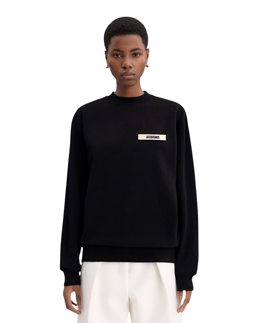 Jacquemus Le Gros Grain Sweatshirt Black