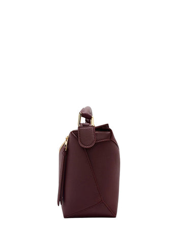 Loewe Small Puzzle Bag Classic Calfskin Dark Burgundy