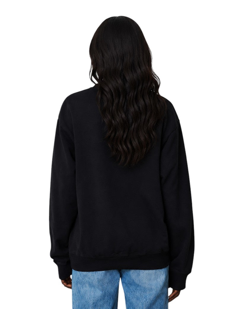 Sporty & Rich Wellness Ivy Crewneck Black/Yellow