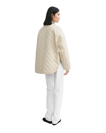 Toteme Quilted Jacket Light hay