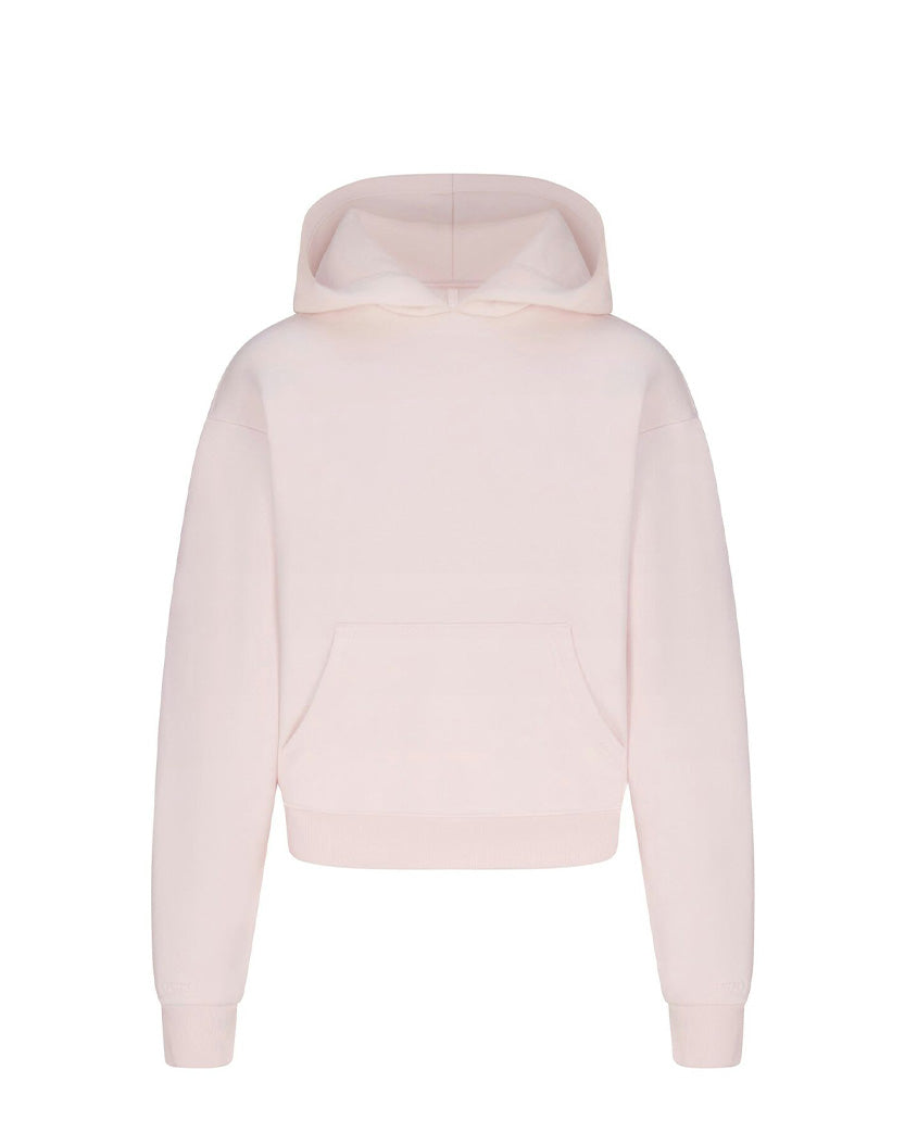 Skims Cotton Fleece Classic Hoodie Barely Pink