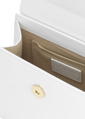 Jacquemus Le Chiquito Medium leather bag White