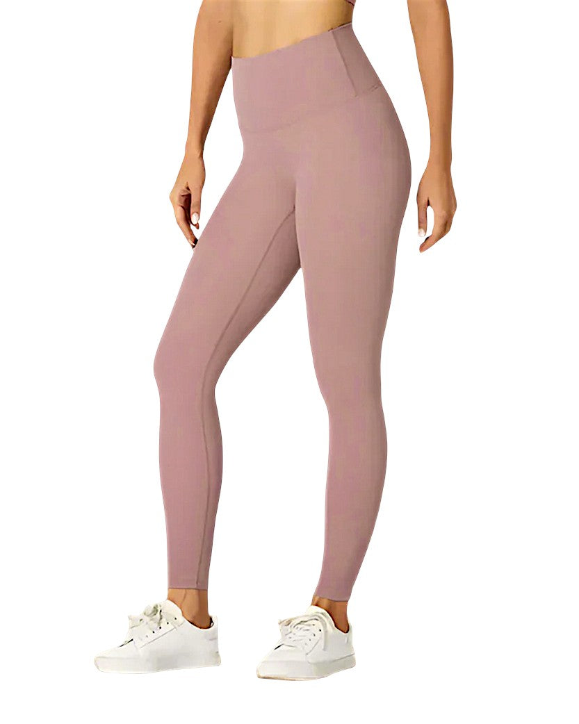 Alo Yoga Stretch High Waist Sports Leggings Pastel Pink D19108-PPK