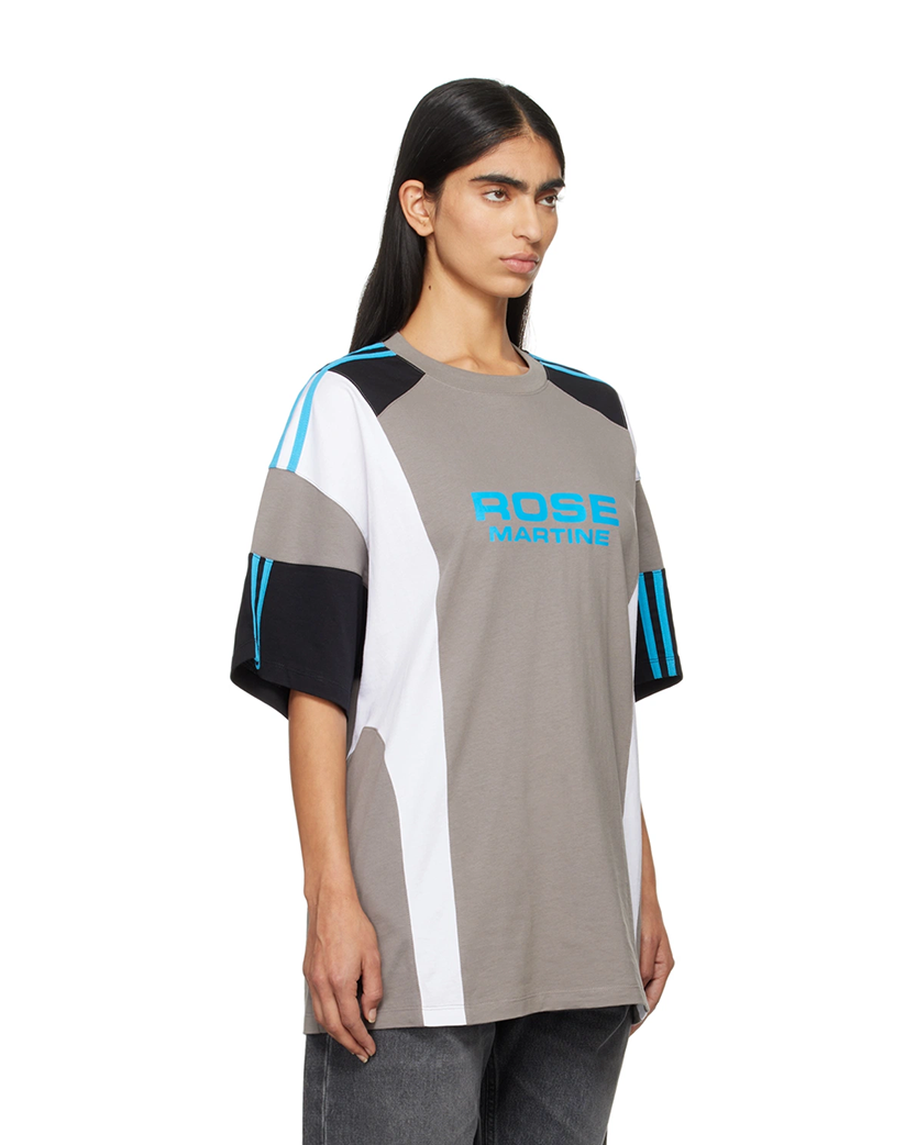Martine Rose Oversized Panelled T-shirt Grey