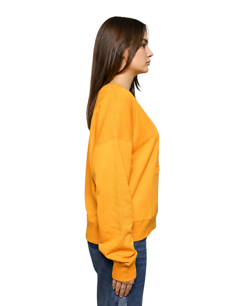 Isabel Marant Mobyli Sweatshirt Embossed Yellow