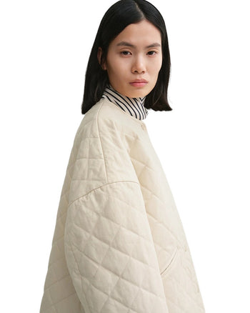 Toteme Quilted Jacket Light hay