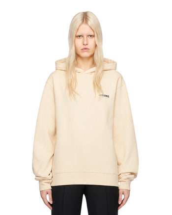 Jacquemus Le Gros Grain Hoodie Beige