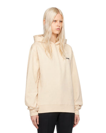 Jacquemus Le Gros Grain Hoodie Beige