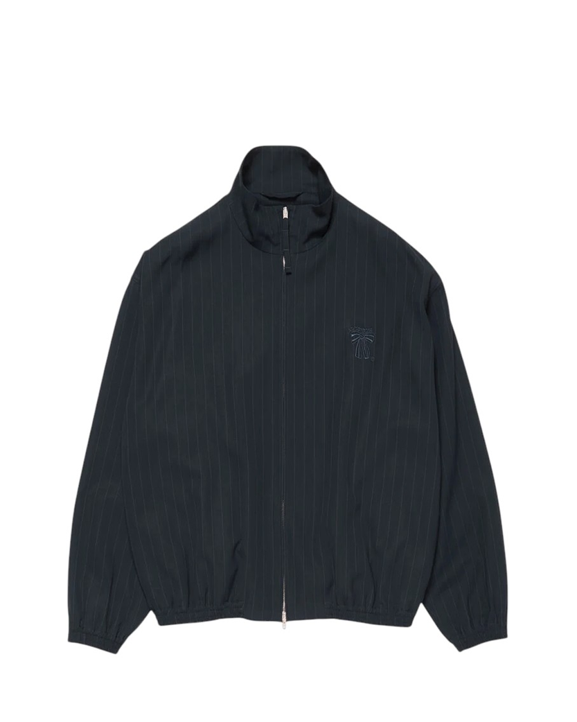 Acne Studios Pinstripe Zip Jacket Navy